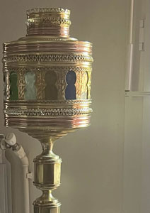 Lampe en cuivre 