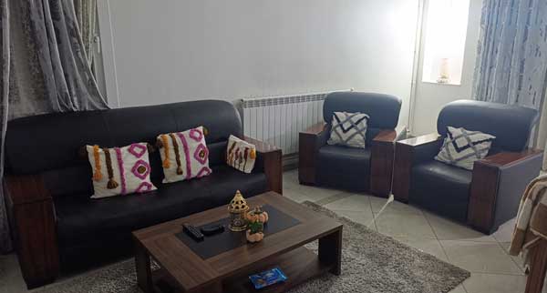 Salon en simili cuir